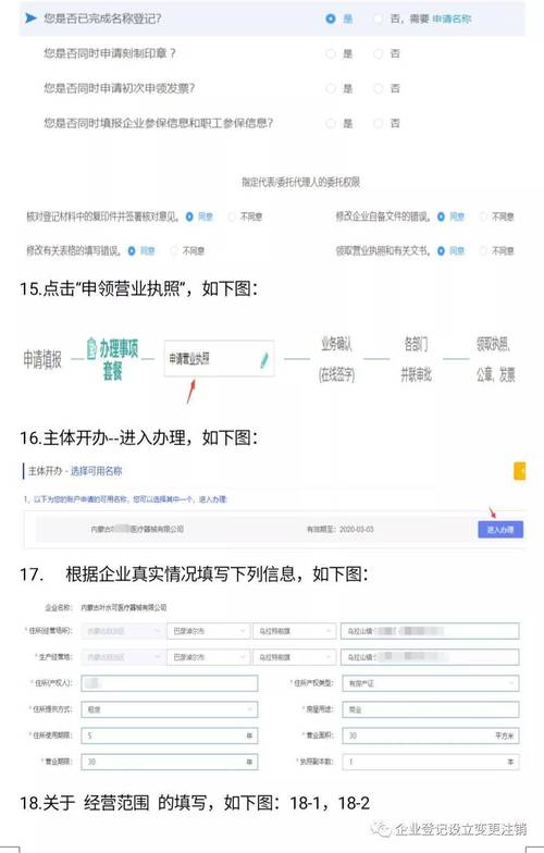 企业登记网上注册,网上申请个人营业执照