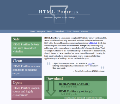 htmlpurifier怎么使用
