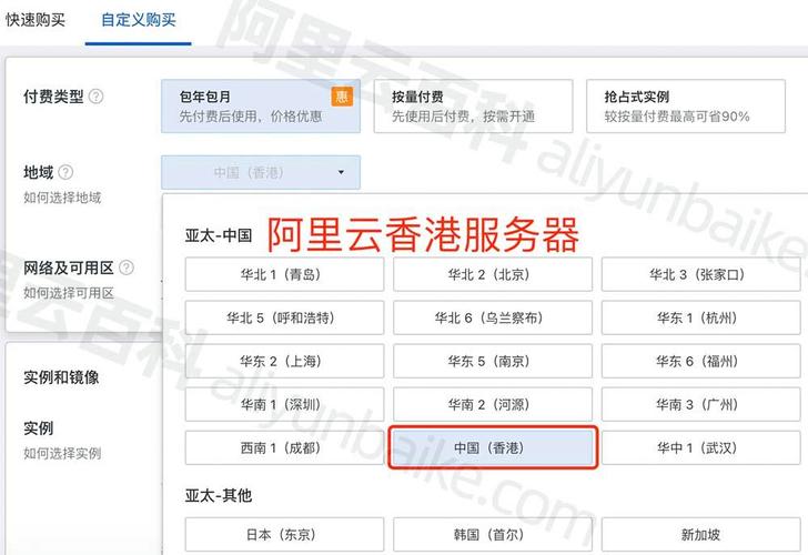阿里云香港服务器多少钱一年