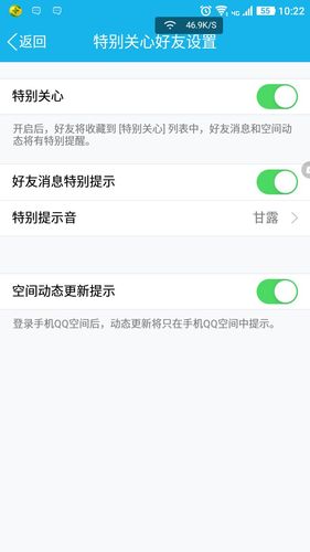 qq 特别关注是什么