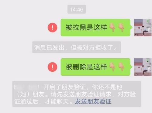 微信拉黑出什么