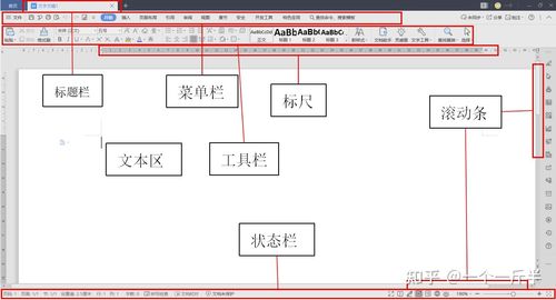 word顶部的栏叫什么