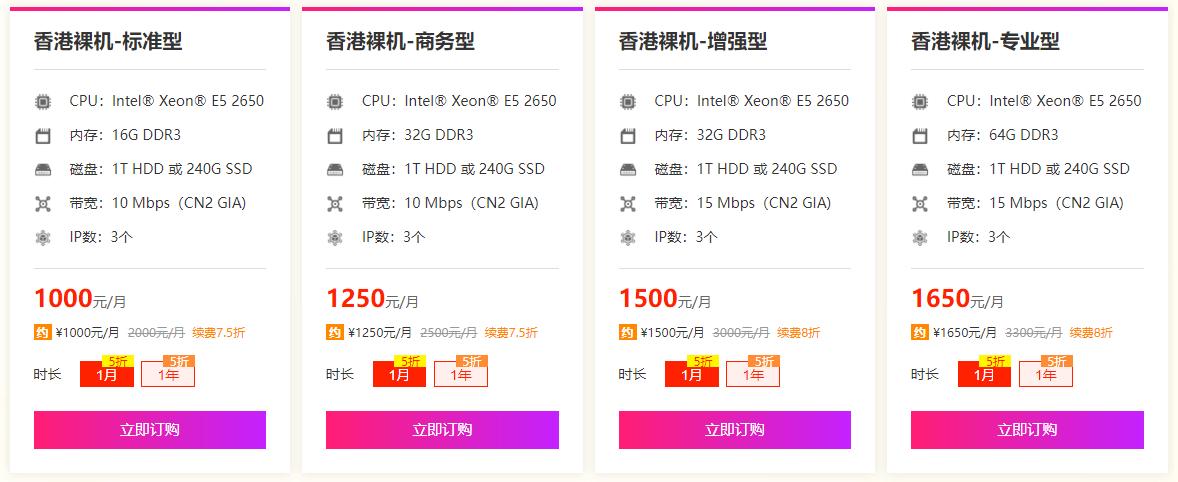 香港cn2服务器购买怎么配置