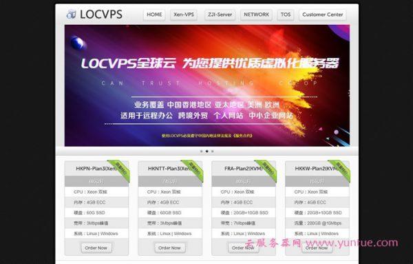 LOCVPS十周年促销全场8折+充值1000送100，香港VPS全新资源补货300元/年起（便宜香港VPS）