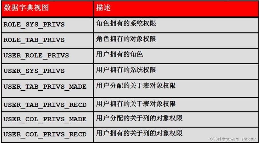 Oracle中的角色和权限有什么用途