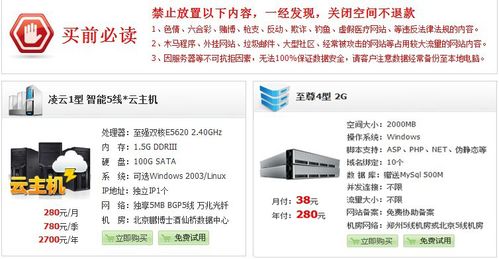 云主机购买需要注意什么问题