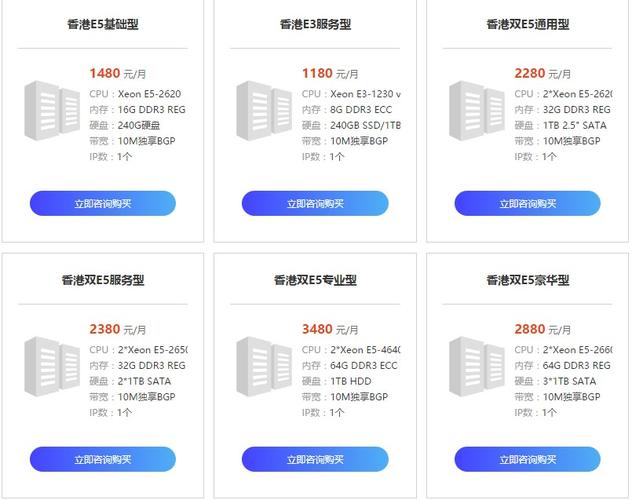 香港企业级服务器租用的标准有哪些