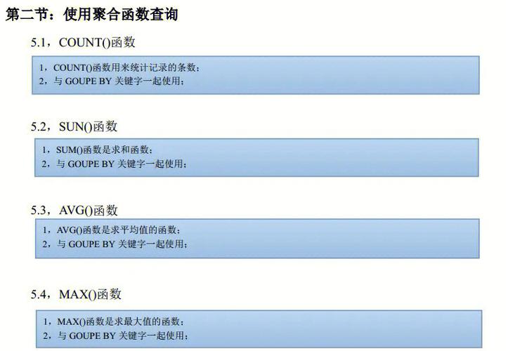 SQL的count和sum有什么区别