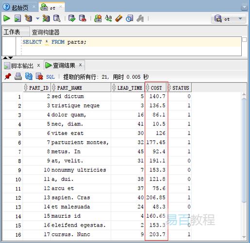 oracle中怎么更新一列所有数据