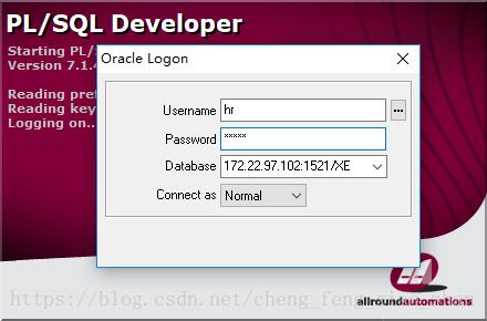 plsql如何连接oracle数据库