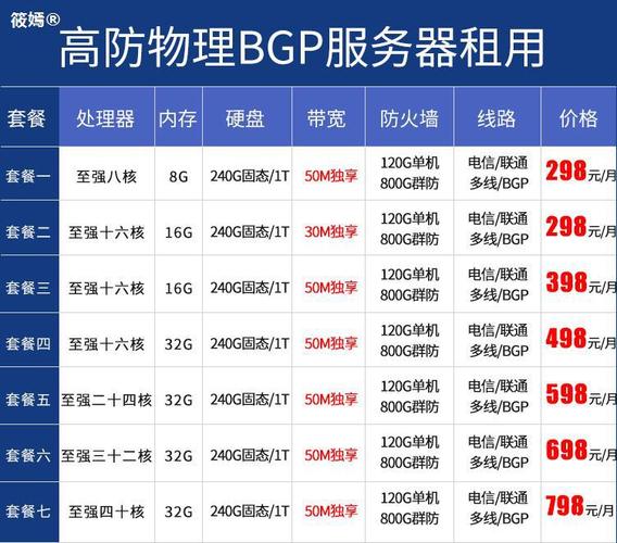 影响bgp服务器租用价格的因素有哪些