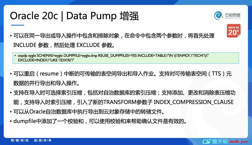 oracle数据泵导入和导出的方法是什么