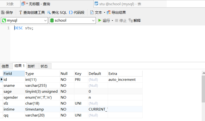 sql中unsigned的使用方法是什么