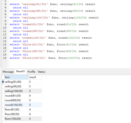 sql ceil函数的应用场景有哪些