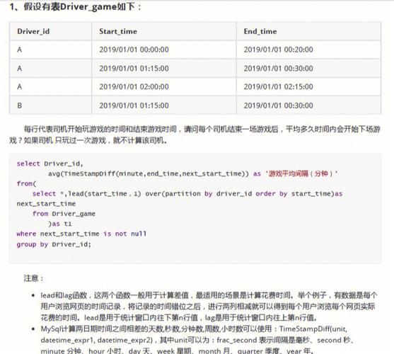 oracle中timestampdiff的作用是什么