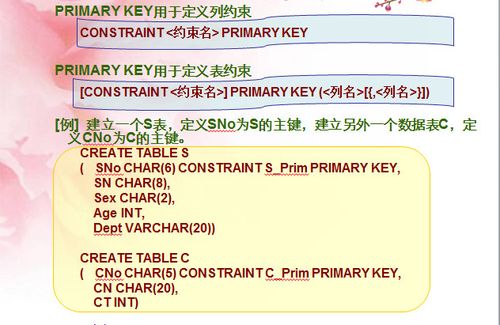 sql主键约束的用途是什么