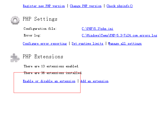 php开启sqlite扩展的方法