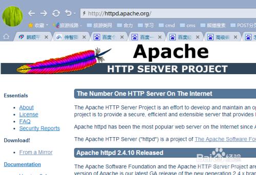 如何从Apache官网下载windows版apache