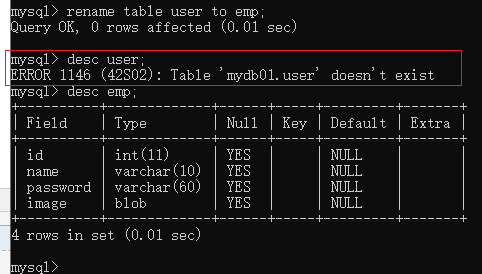 创建mysql数据库 注释_注释