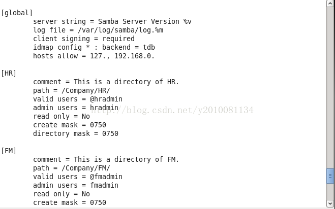 centos配置samba服务器_附录：conf配置文件说明