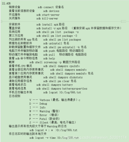 adb 模拟短信_ADB命令