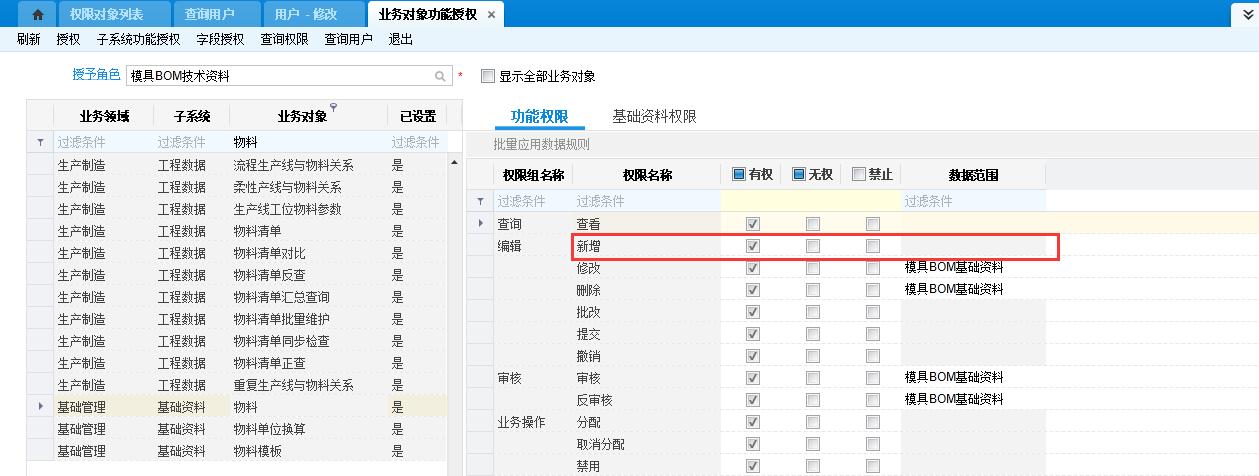 对象存储被授权用户权限信息_授权用户权限