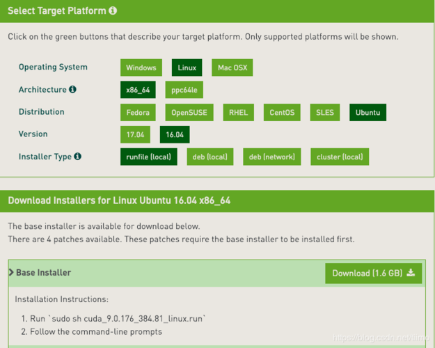 linux工具包 _p1服务器安装NVIDIA GPU驱动和CUDA工具包