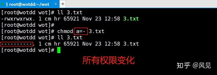 linux修改权限_修改权限