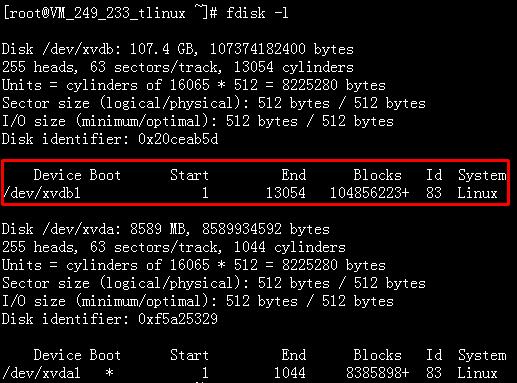 linux 初始化数据盘_初始化Linux数据盘（parted）