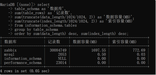 linux中mysql显示数据库表序号_源库最大数据库序号是否小于目标库最大数据库序号