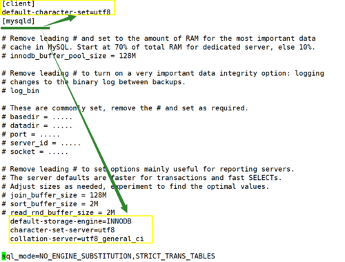 linux mysql 设置数据库编码_如何设置MySQL 8.0字符集的编码格式