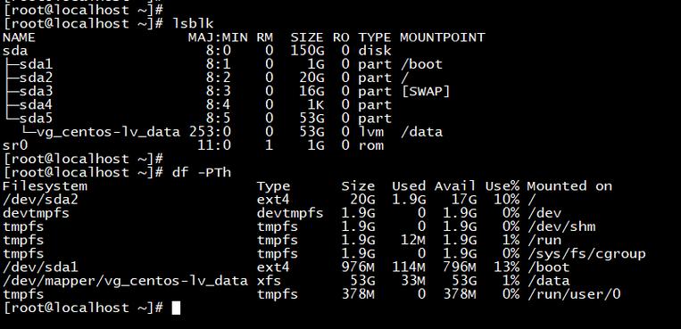 linux disk l_Linux（CentOS）磁盘扩容后处理（fdisk）