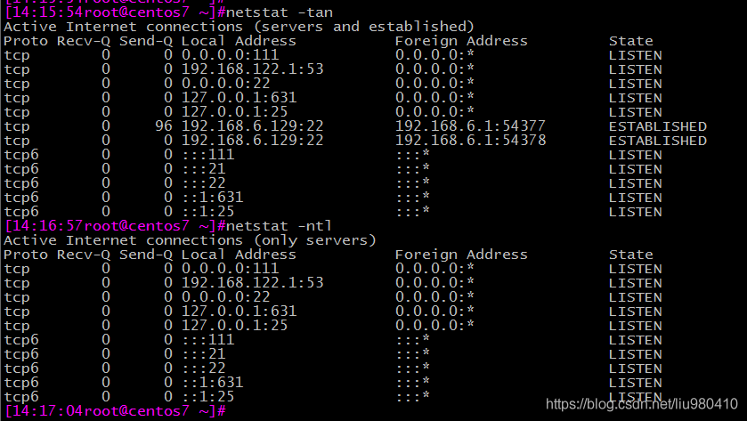 linux 网络管理 命令_命令管理