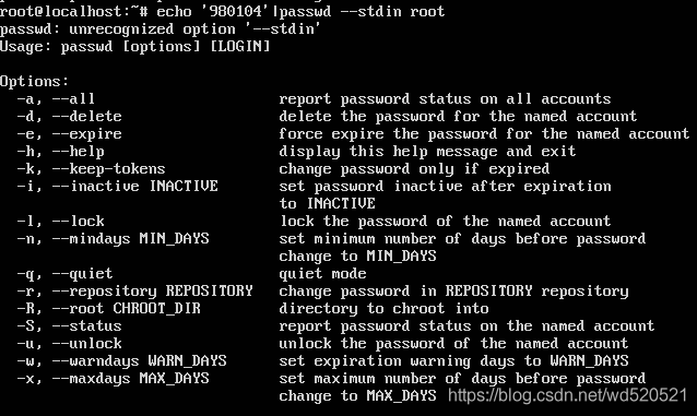 lsattr_Linux操作系统执行passwd命令重置密码失败提示：Authentication token manipulation error