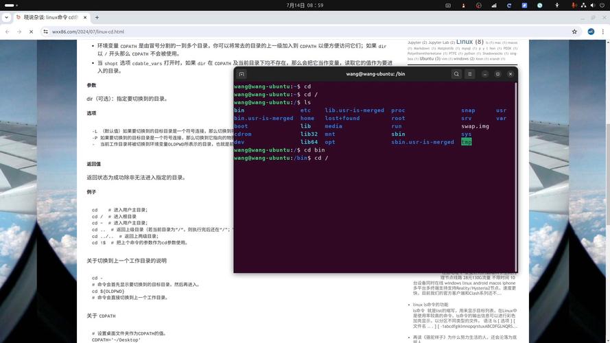 linux目录作用_操作用户