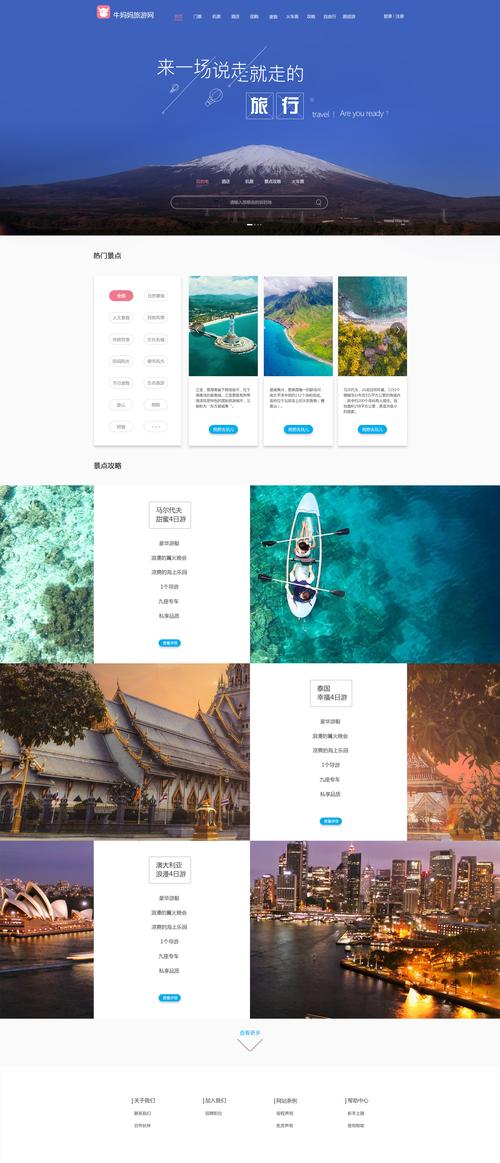 旅游网站设计思路_设计思路