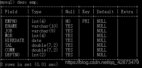 mysql查看数据库结构命令_查看命令帮助