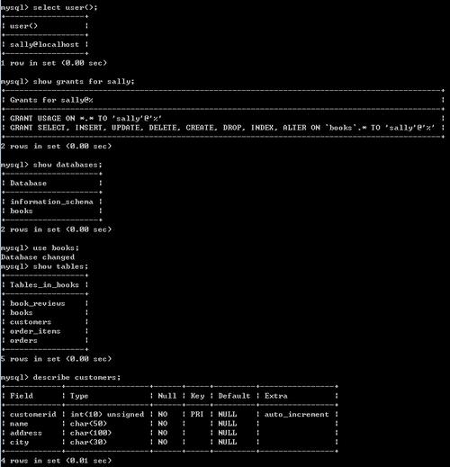 mysql查看数据库结构命令_查看命令帮助